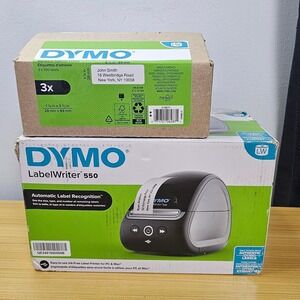 Dymo LabelWriter 550 Label Printer Model 2112552 with Labels 3x
